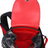 Christian Louboutin Explorer Funk Studded Small Backpack Black Red Leather